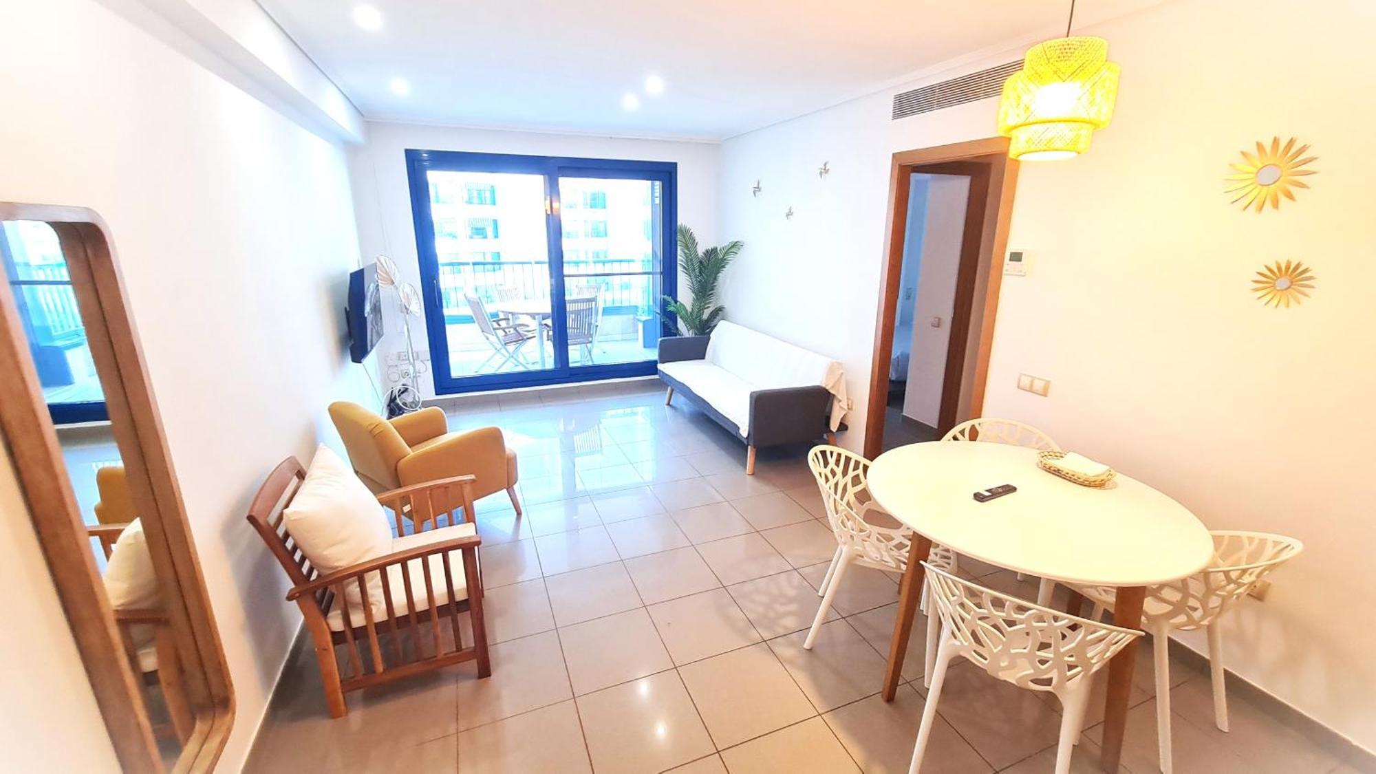 Beach Valencia Luxury D15-9 Apartment With Terrace And Sea Views With Two Rooms 外观 照片
